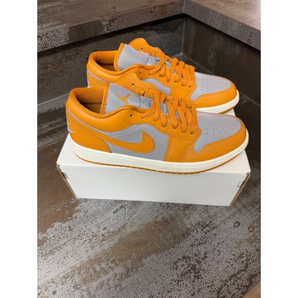 Women's Air Jordan 1 Low Cement Grey Chutney Size 10- DC0774-020 - Picture 3 of 9